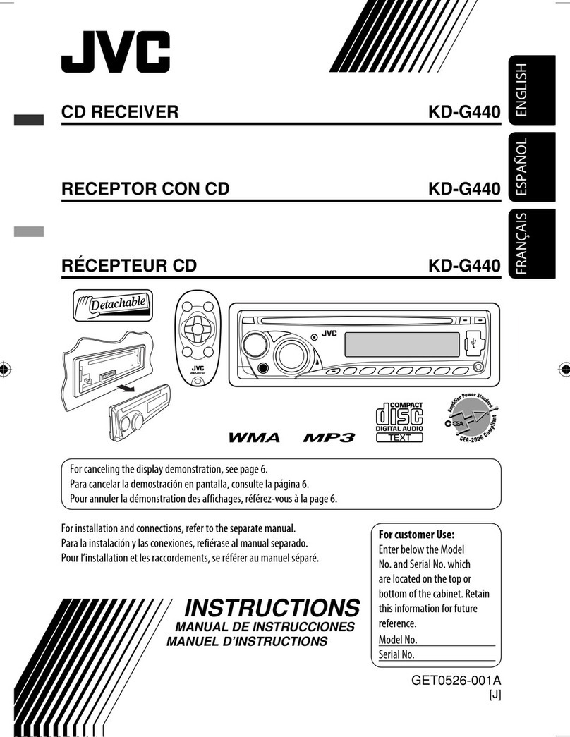 JVC KD-G440 User manual