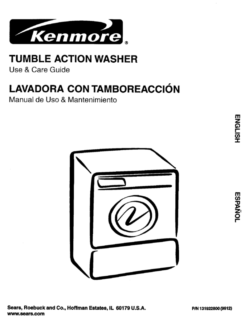 Kenmore 131922800 User manual