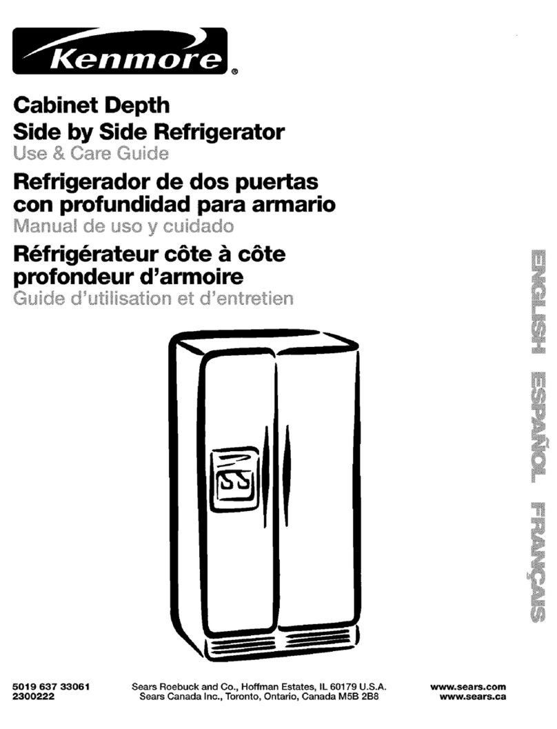 Kenmore 5019 637 33061 User manual