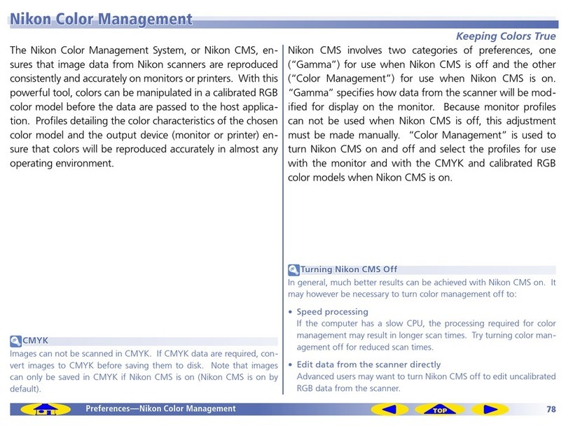 Nikon Scan 4 User manual