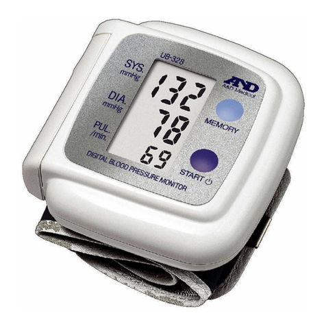 A&D LifeSource UB-328 User manual