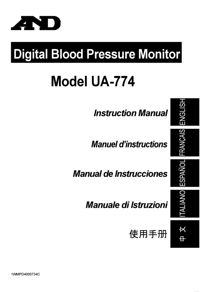 A&D UA-774 User manual