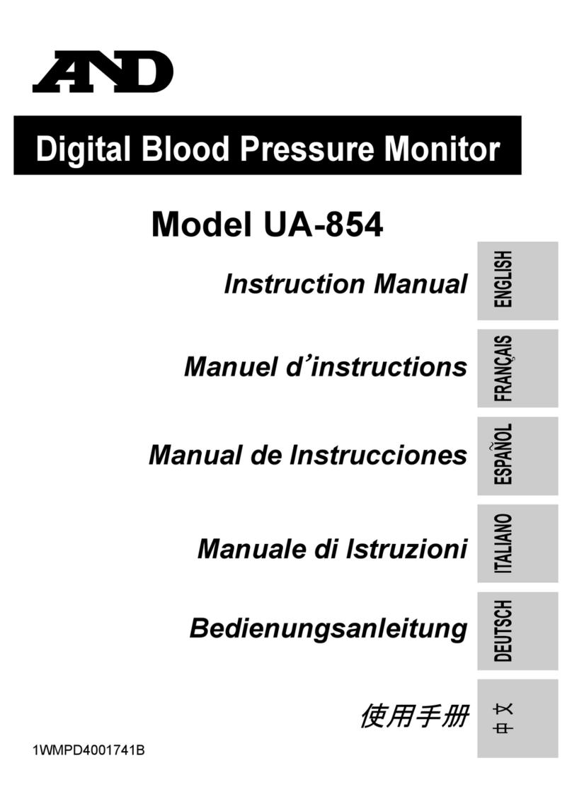 A&D UA-854 instruction manual
