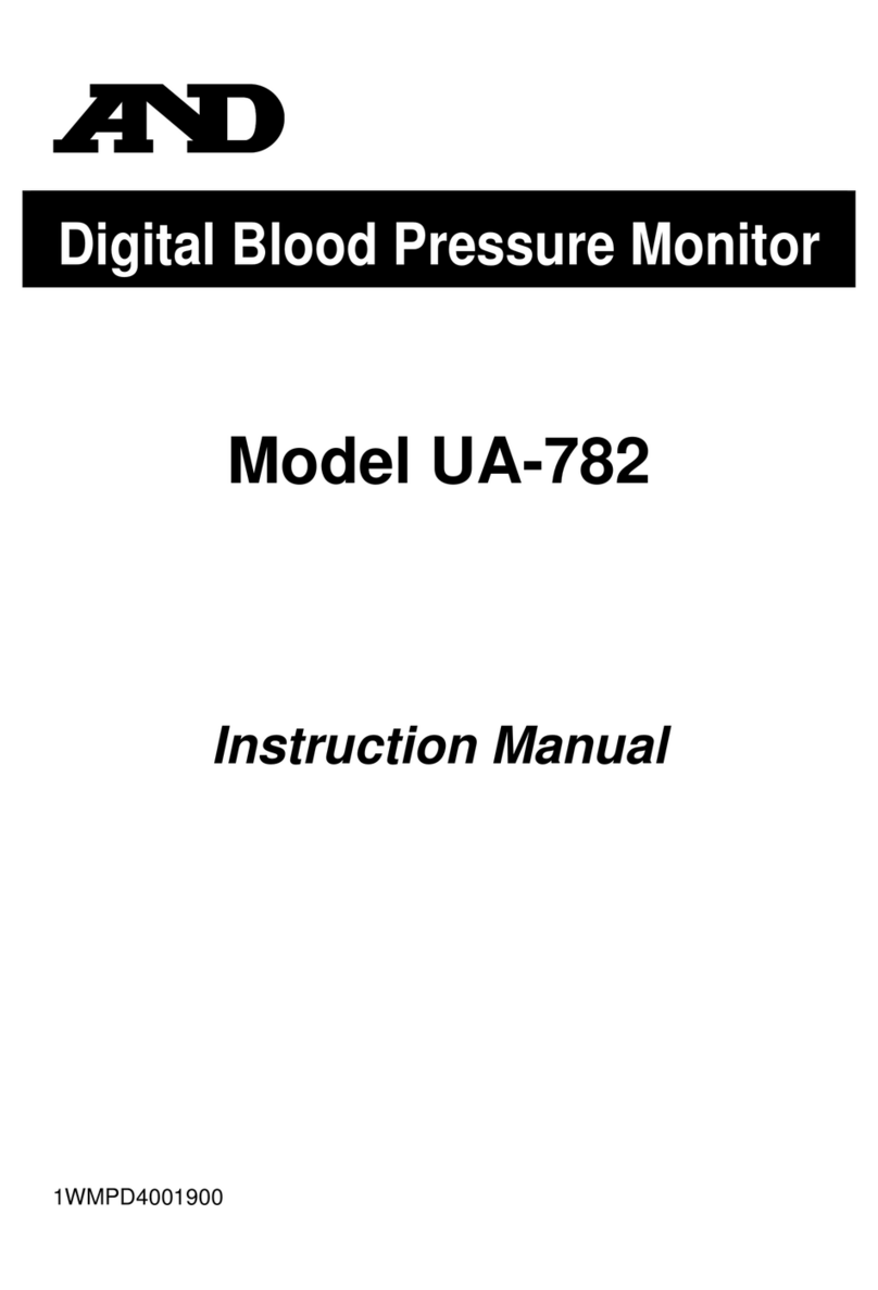 A&D UA-782 User manual