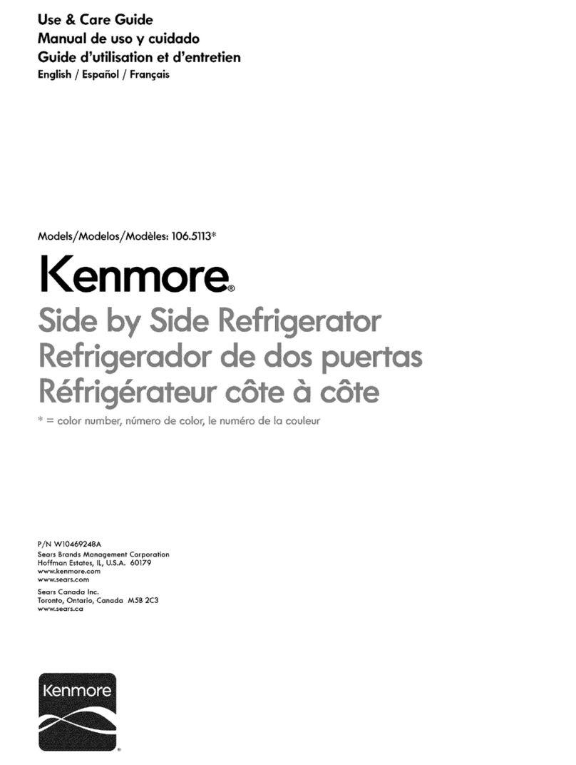 Kenmore 106.5113 Series Use & care guide