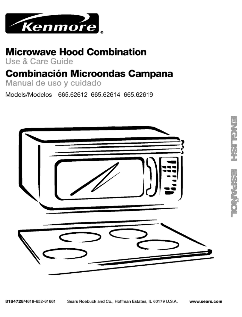 Kenmore 665.62612 Use & care guide