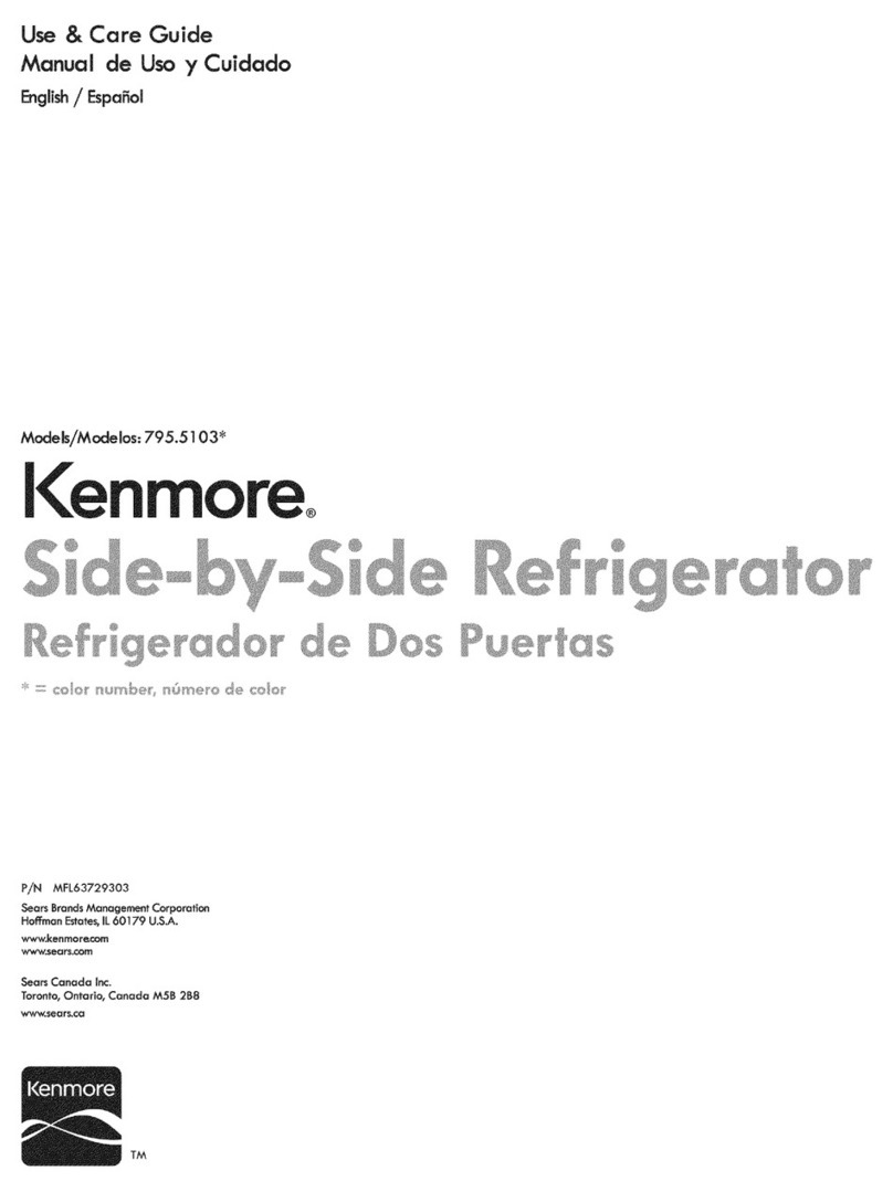 Kenmore 795.5103 Series Use & care guide