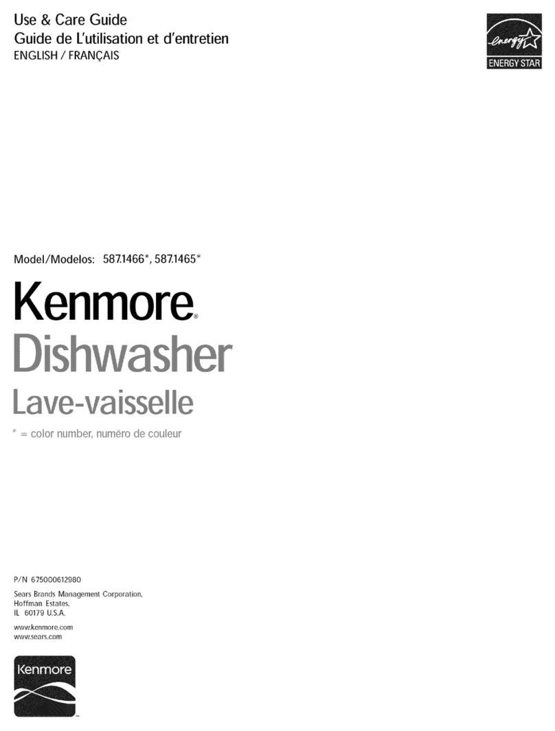 Kenmore 587.1466 Series User manual