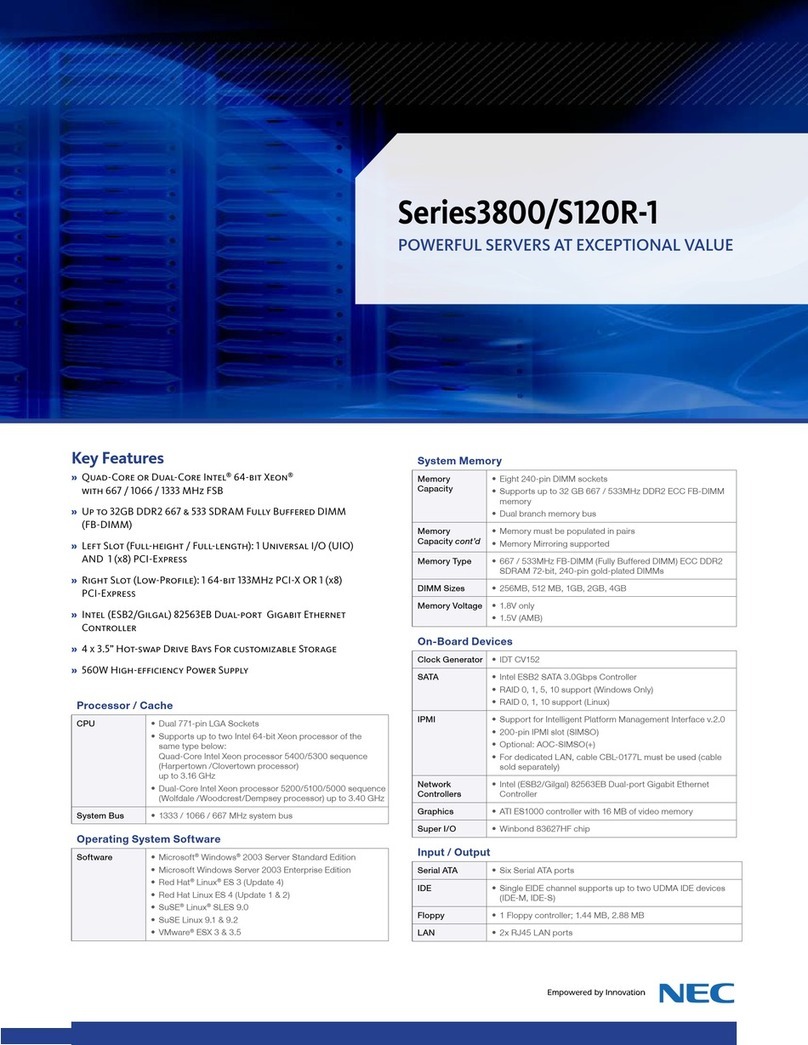 NEC Series3800/S120R-1 datasheet