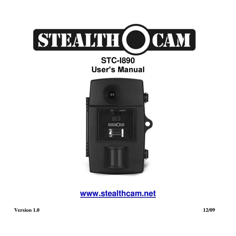 Stealth Cam STC-I890 User manual
