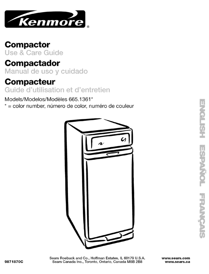 Kenmore 665.1361 Series Use & care guide