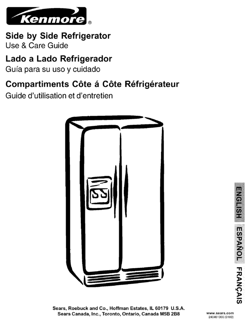 Kenmore 240461300 User manual