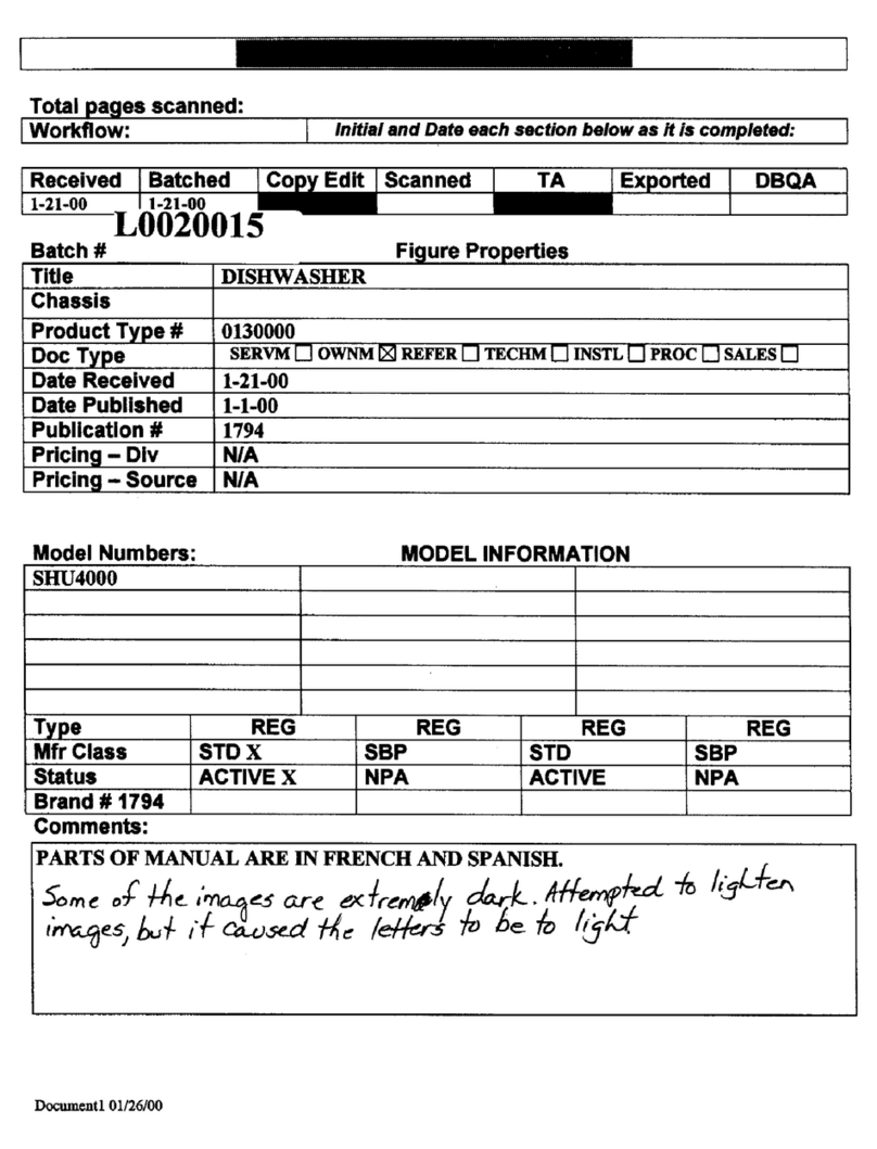 Bosch SHU4000 Series Care & use manual