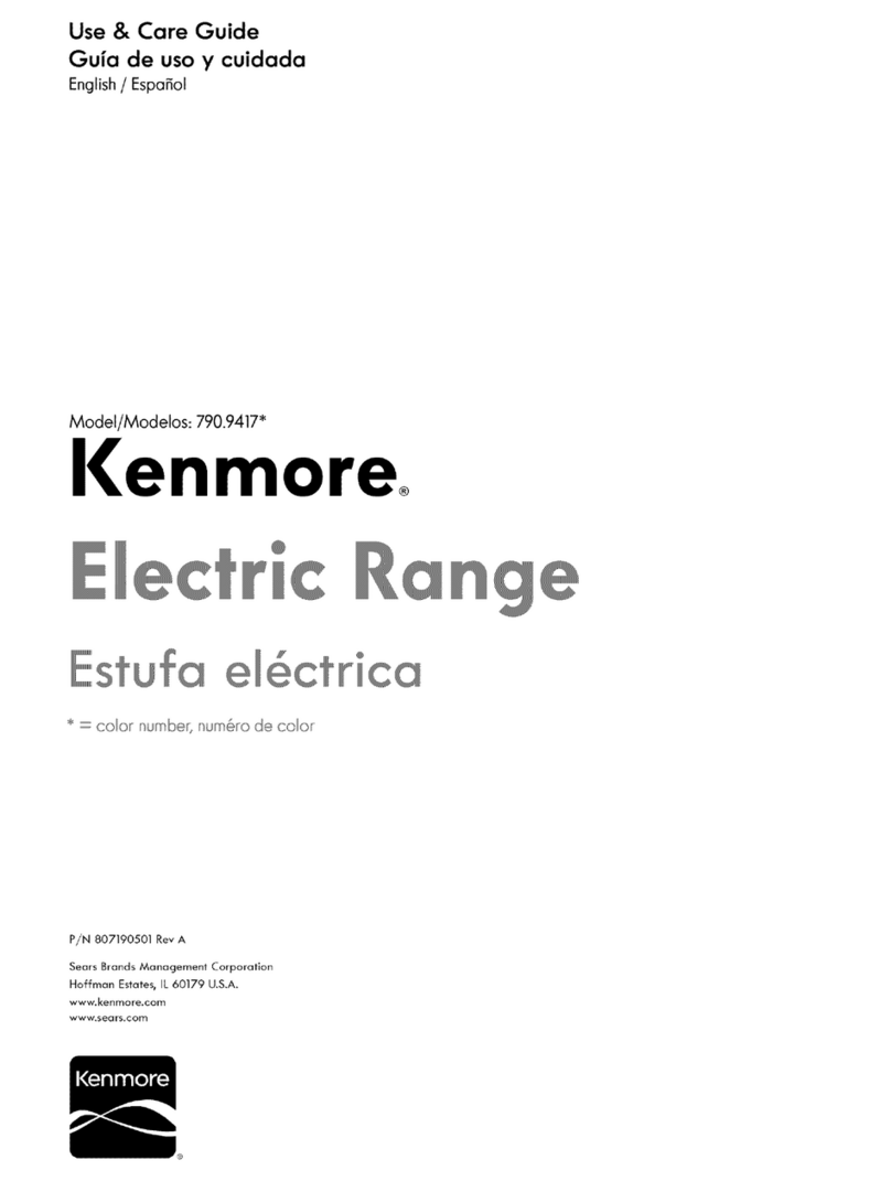 Kenmore 790.9417 Series Use & care guide