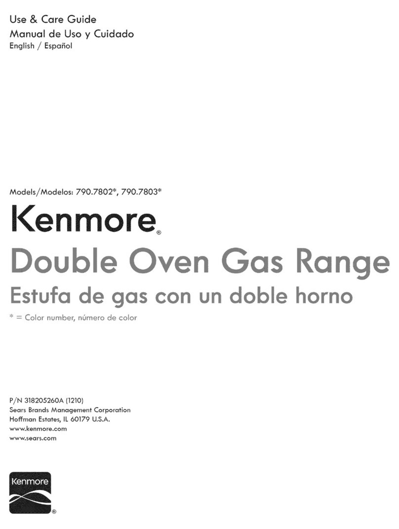 Kenmore 790.7802 Series User manual