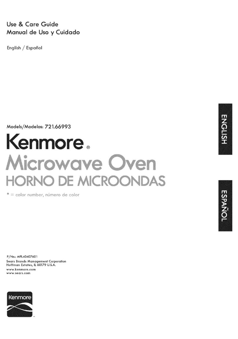 Kenmore 721.66993 User manual