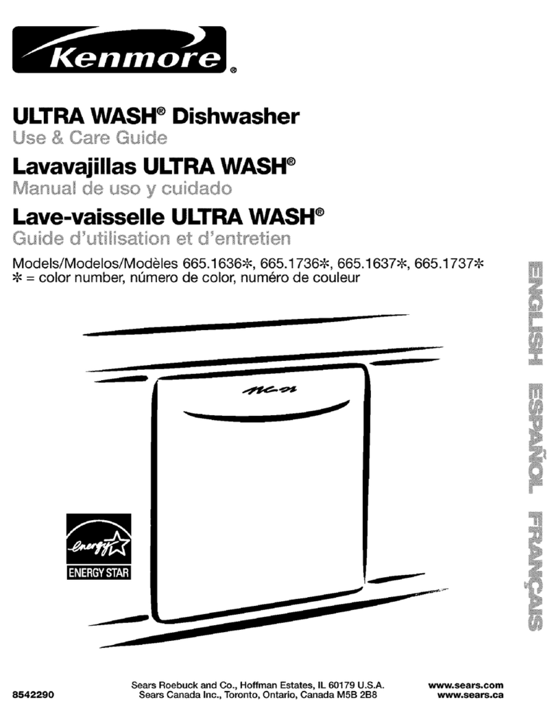 Kenmore 665.1636 User manual