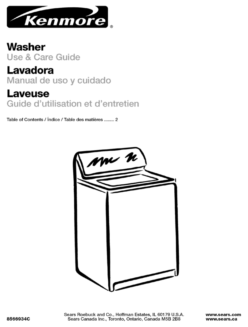 Kenmore 8566934C Use & care guide