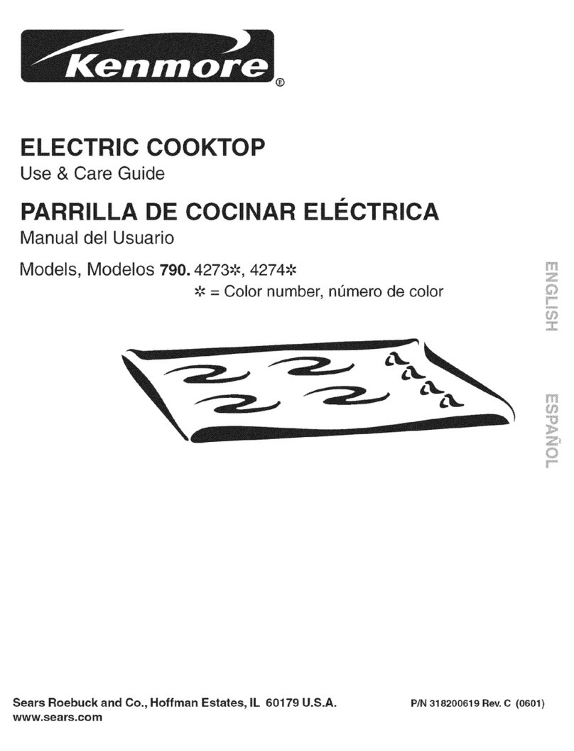 Kenmore 318200619 User manual