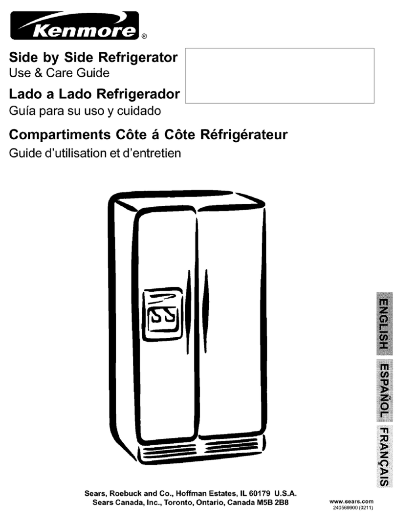Kenmore 24056900 User manual