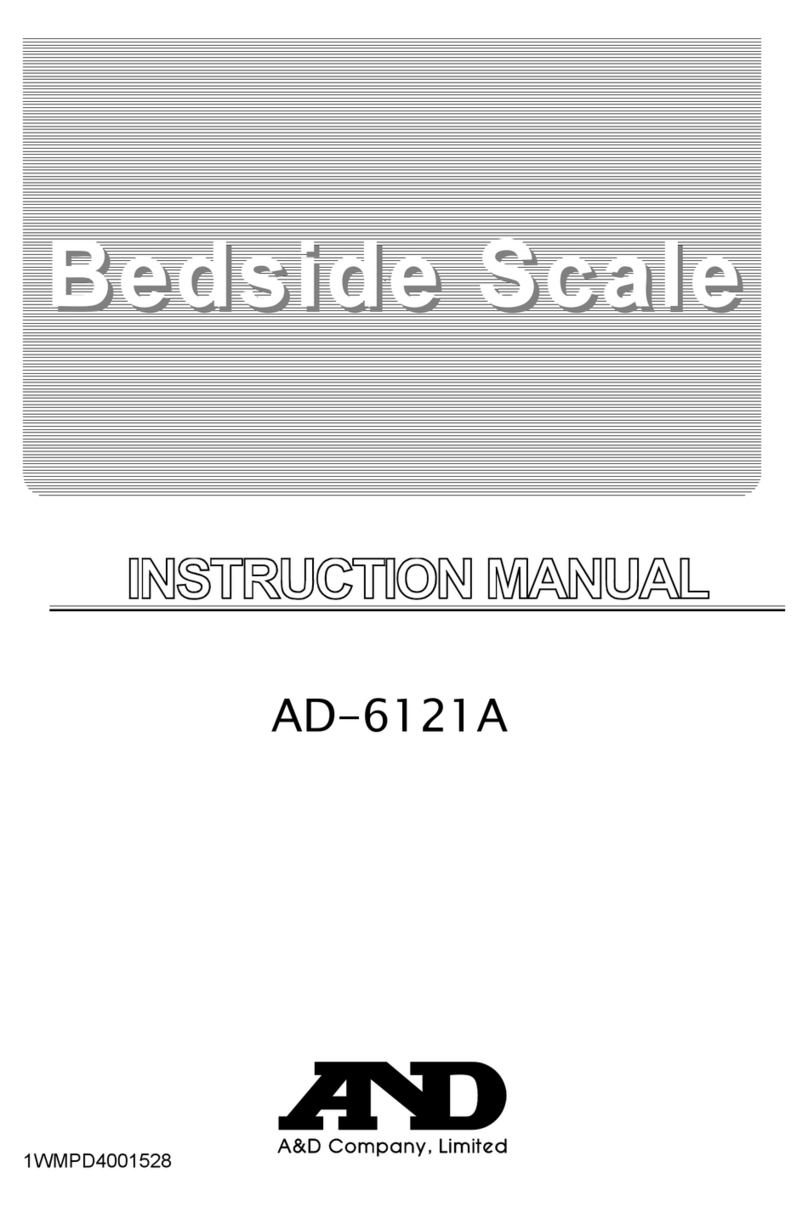 A&D AD-6121A instruction manual