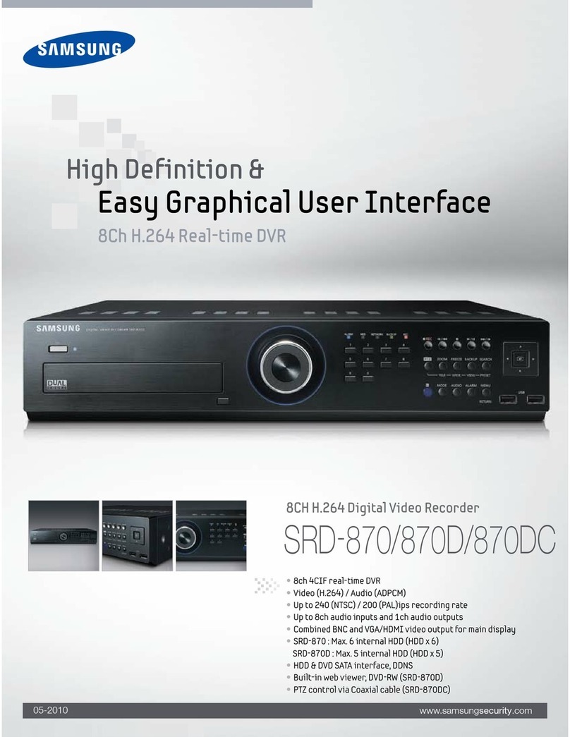 Samsung SRD-870D User manual