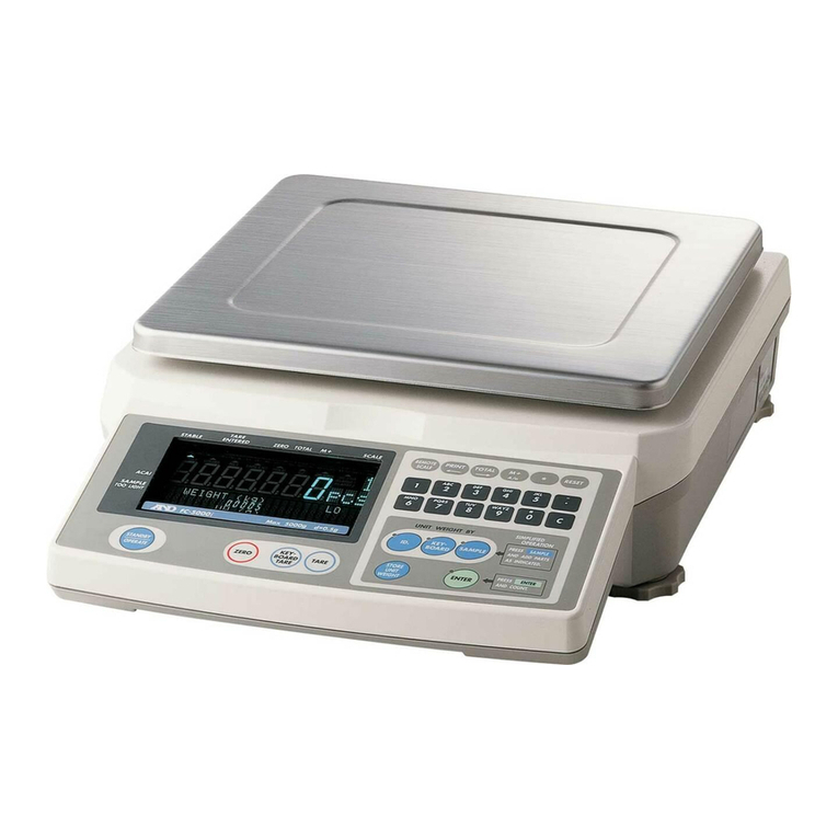 A&D FC-5000Si instruction manual