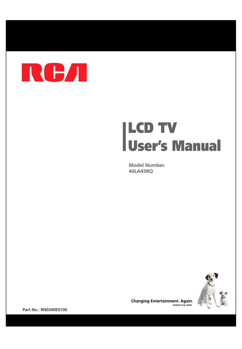 RCA 40LA45RQ User manual