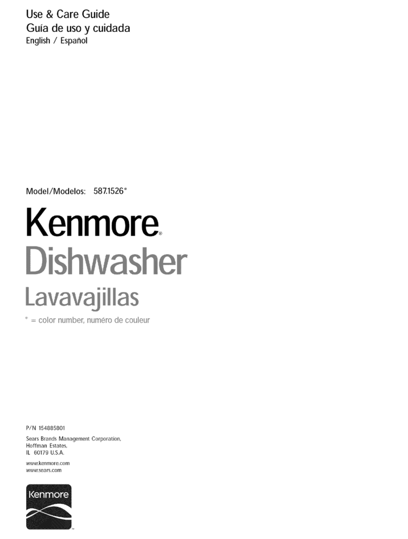 Kenmore 587.1526 Series Use & care guide