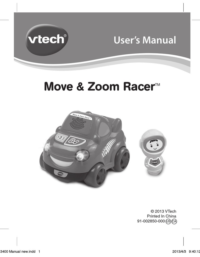 V-tech Move & Zoom Racer User manual