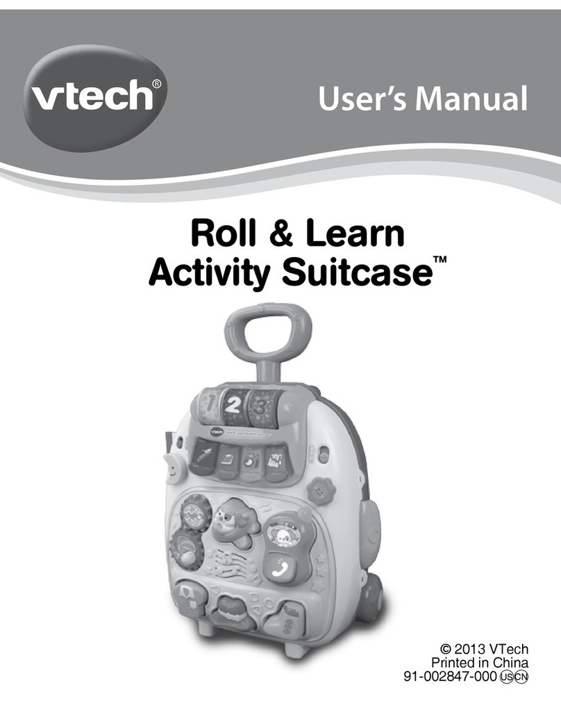 V-tech Roll & Learn Activity Suitcase user manual V-tech Roll & Learn Activity Suitcase user manual
