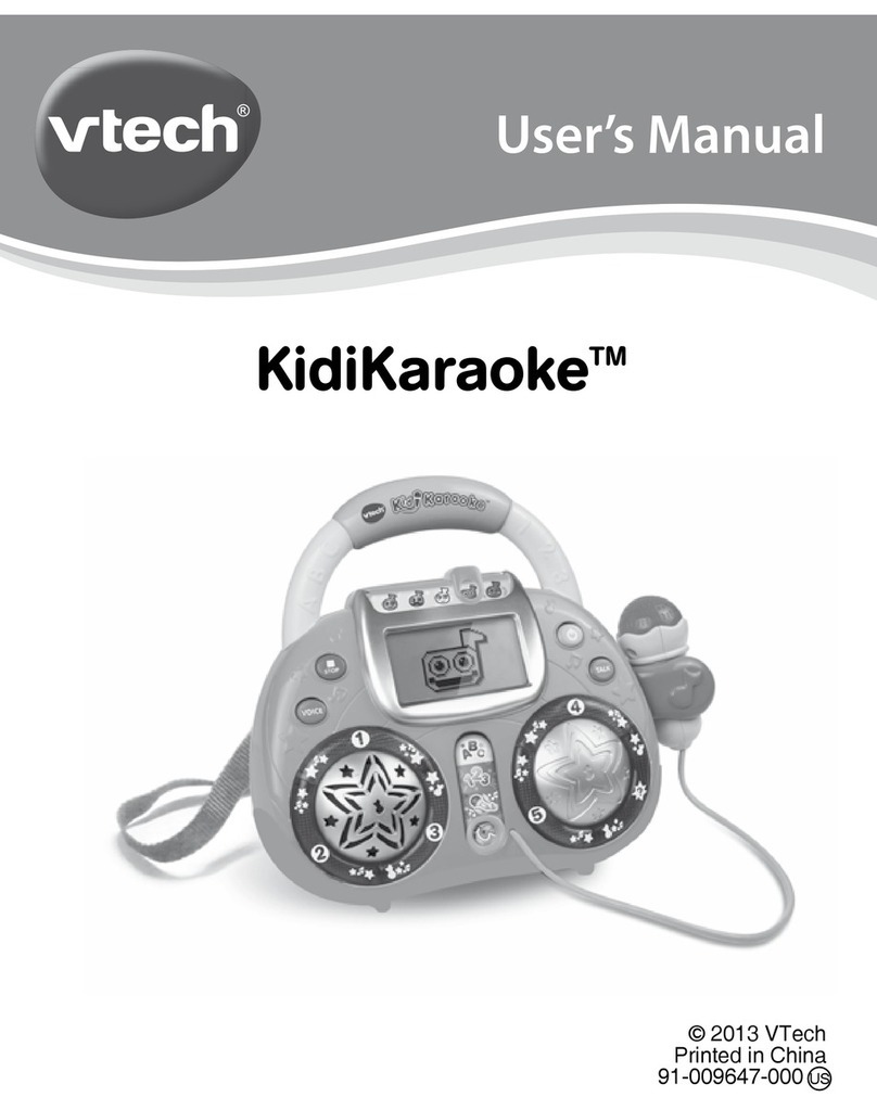 V-tech KidiKaraoke User manual