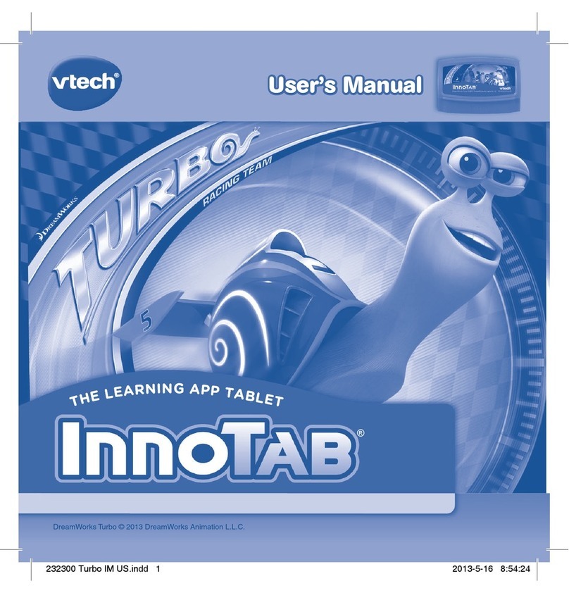 V-tech InnoTab Software - Turbo User manual
