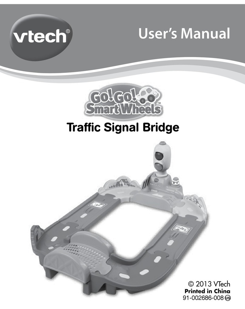 V-tech Go Go Smart Wheels Traffic Signal Bridge User manual