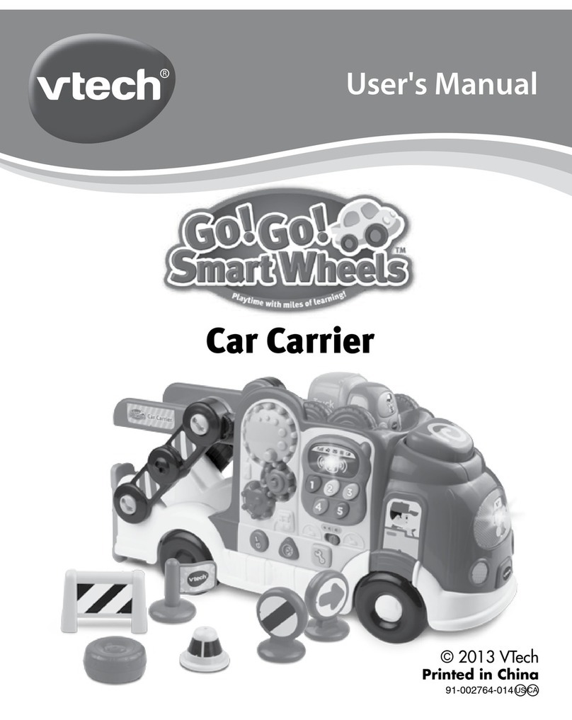V-tech Go Go Smart Wheels Car Carrier User manual