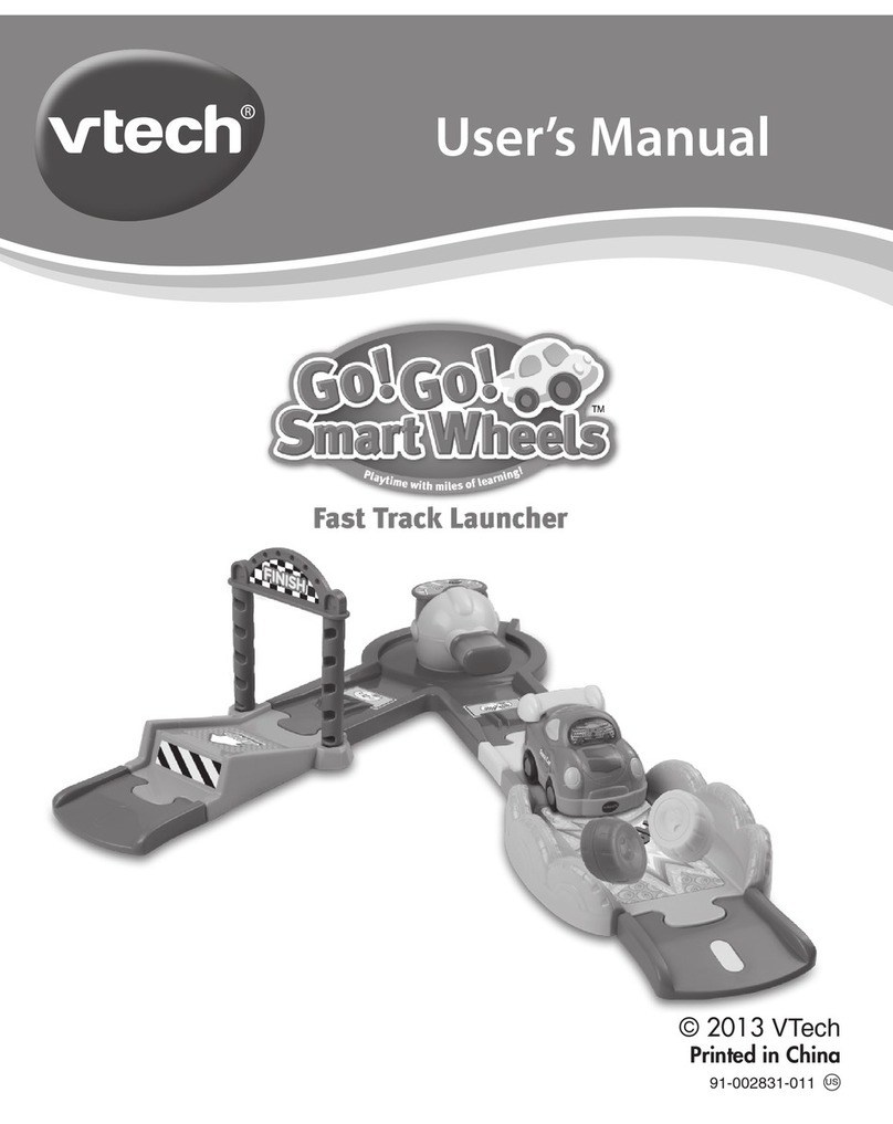 V-tech Go Go Smart Wheels - Fast Track Launcher User manual