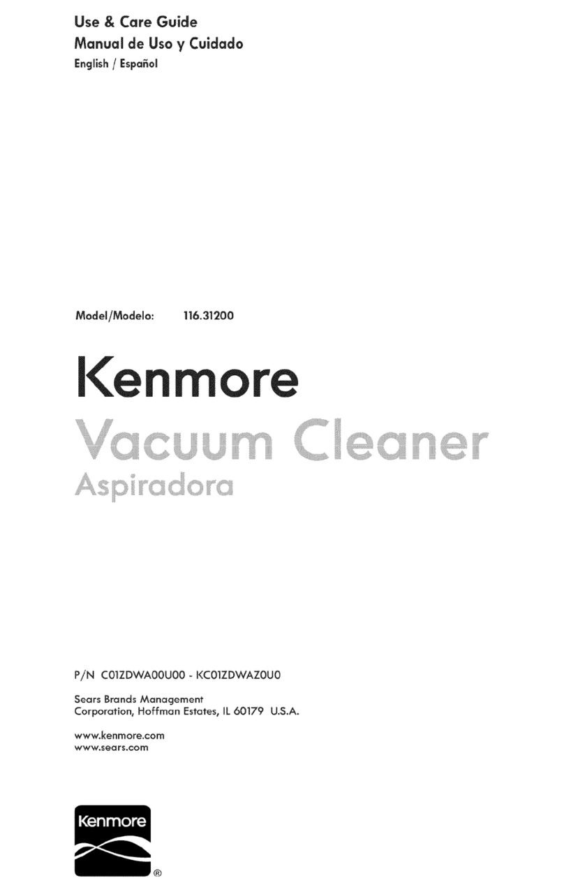 Kenmore 116.31200 User manual