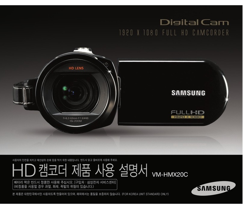 Samsung SC HMX20C - Camcorder - 1080p User manual
