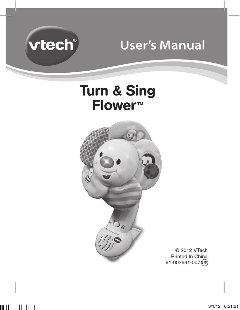 V-tech Turn & Sing Flower User manual