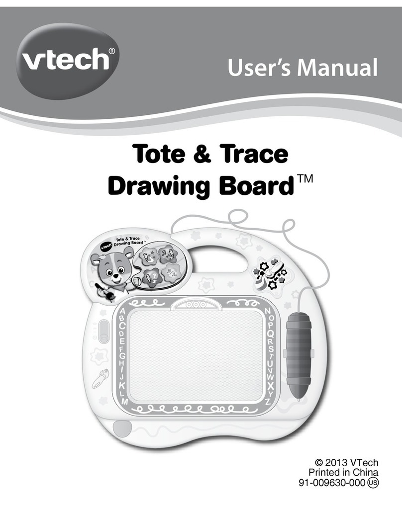 V-tech Tote & Trace Drawing Board User manual