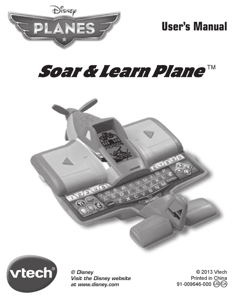 V-tech Soar & Learn Plane User manual