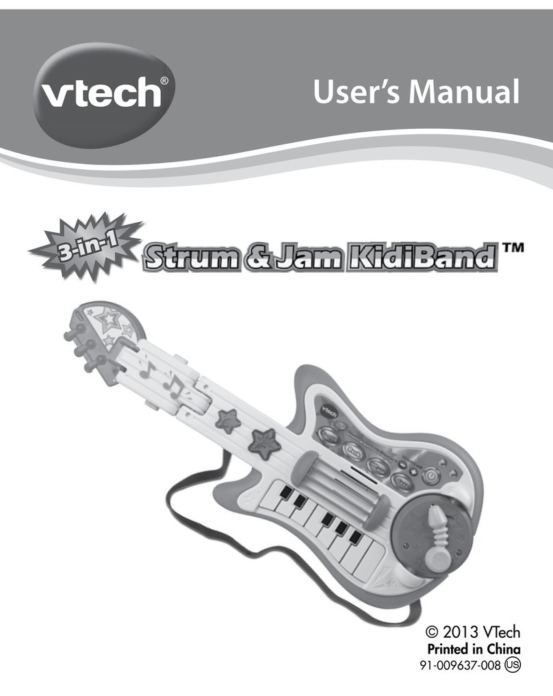 V-tech Strum & Jam KidiBand - Pink User manual