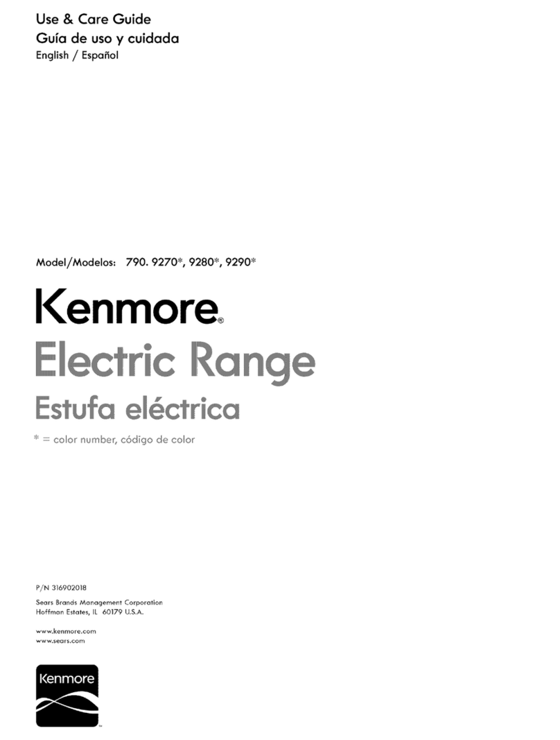 Kenmore 790. 9270 Series Use & care guide