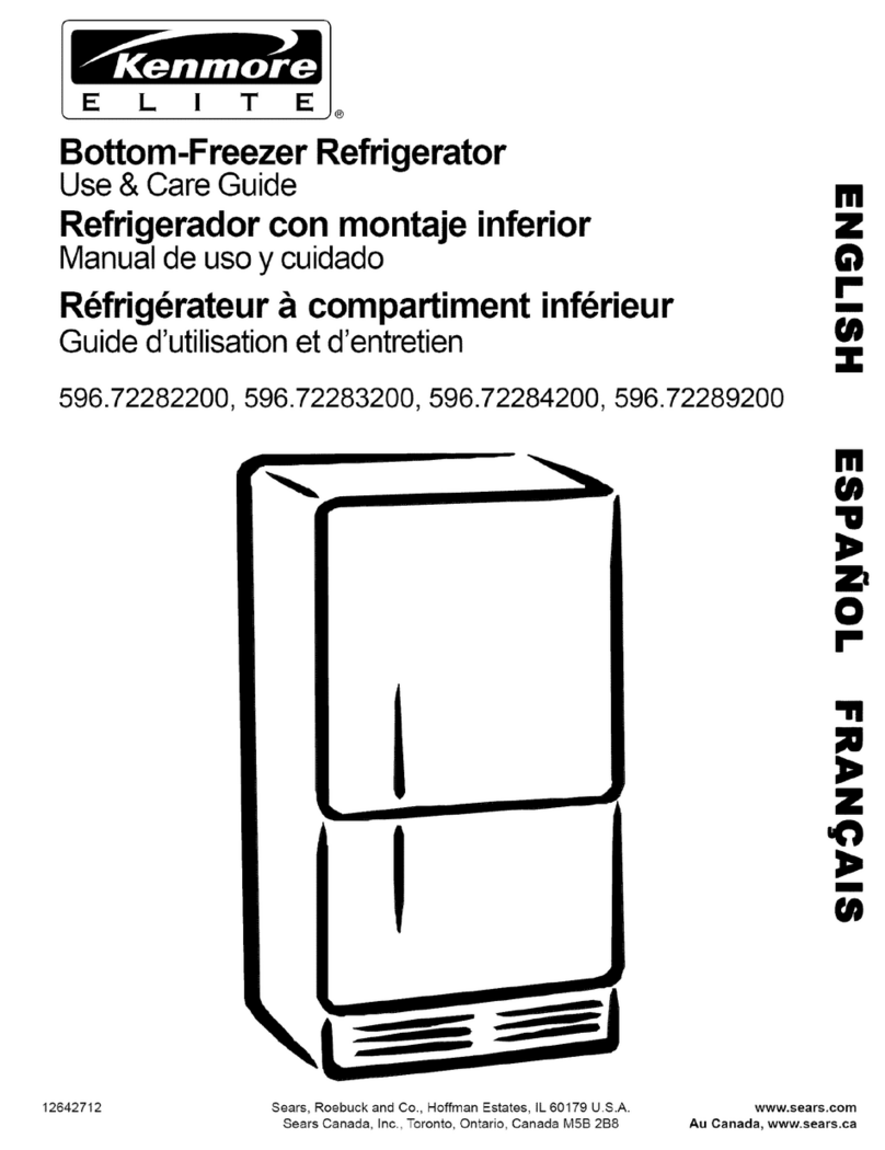 Kenmore 596.72283200 Use & care guide