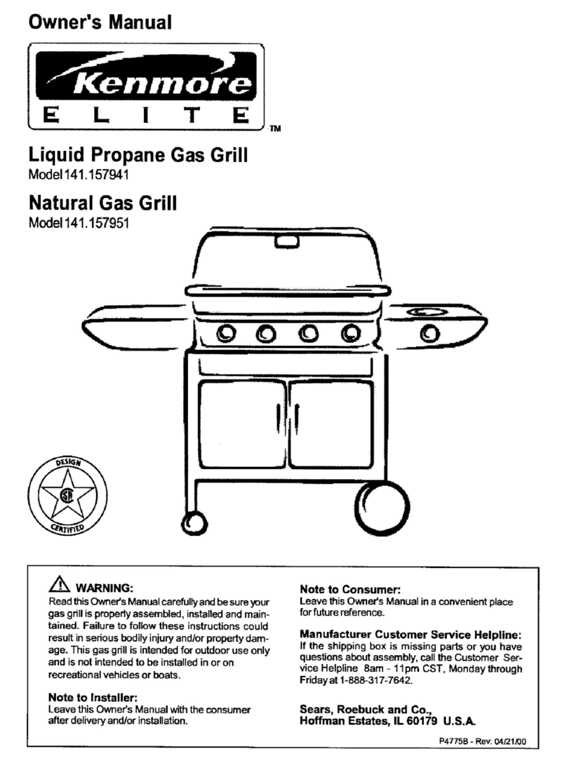 Kenmore 141.157941 owner's manual