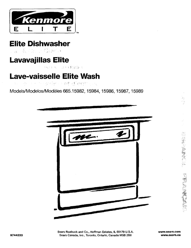 Kenmore 665.15982 user manual