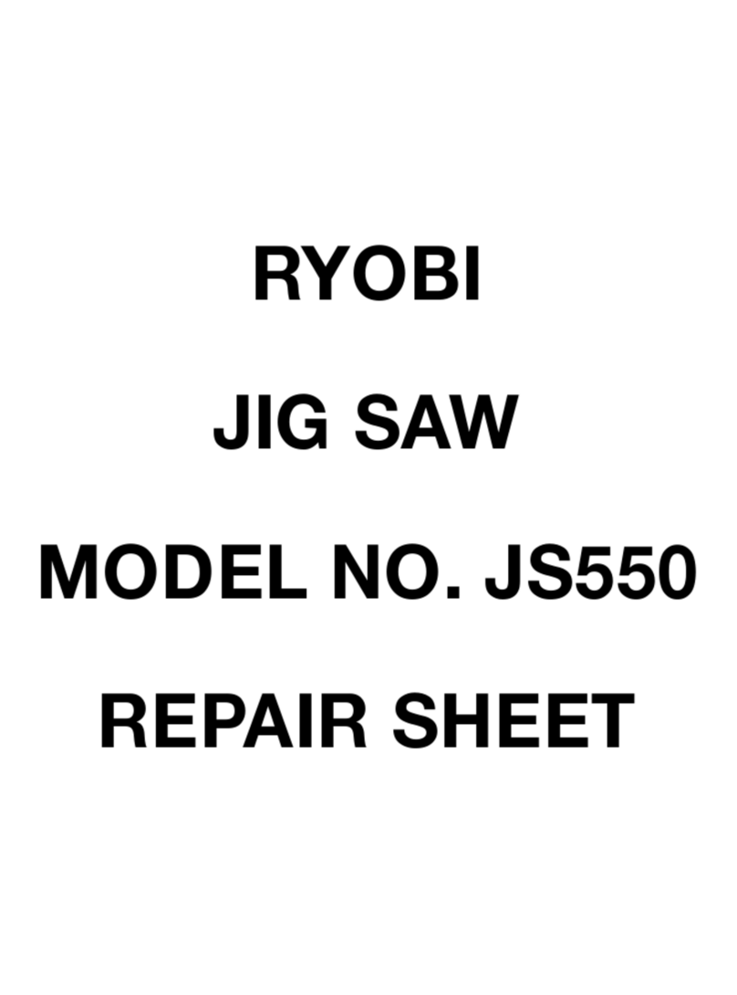 Ryobi JS550 Quick setup guide
