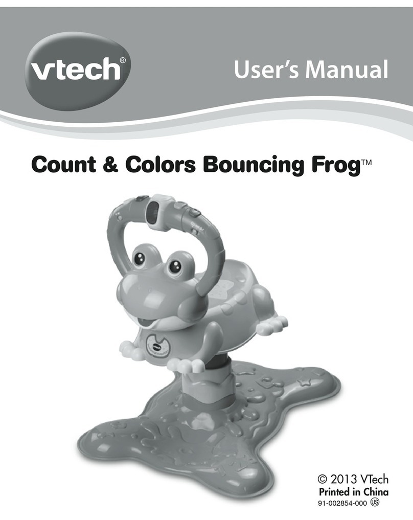 V-tech Count & Colors Bouncing Frog User manual