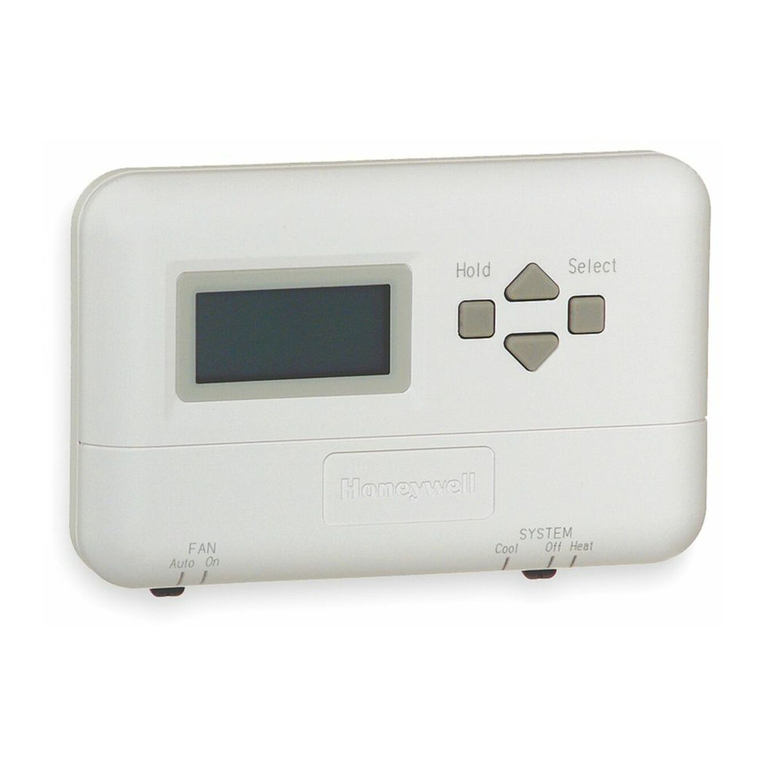 Honeywell Heat/1Cool - T841A1563 Premier 2 Stage... User manual