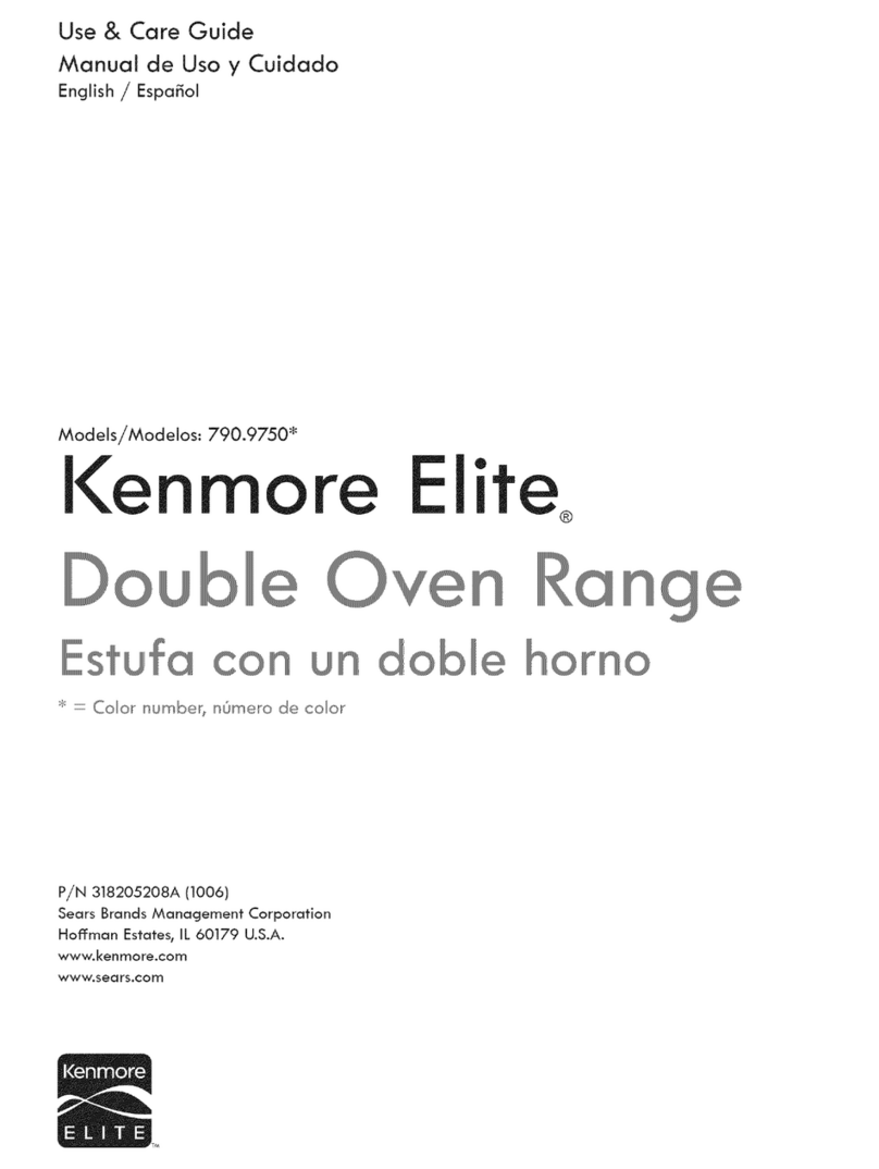 Kenmore 790.9750 Series User manual